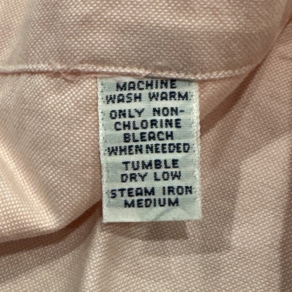 Ralph Lauren Shirt Mens XLT Tall Pink Classic Fit Long Sleeve Colored Horse #824 - Picture 9 of 12